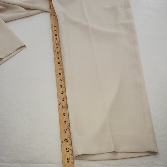 Vince. Womens Ivory Ankle Length Soft Tailored Trouser Dress Pants Size 22 - Picture 5 of 8